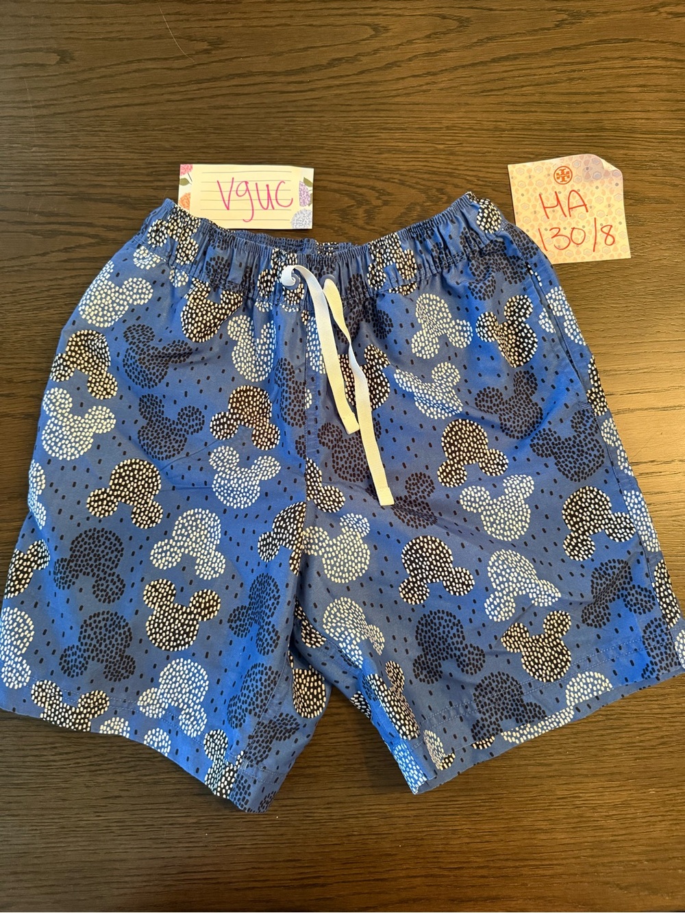 Mickey Mouse Hanna andersson swim trunks size 130 8